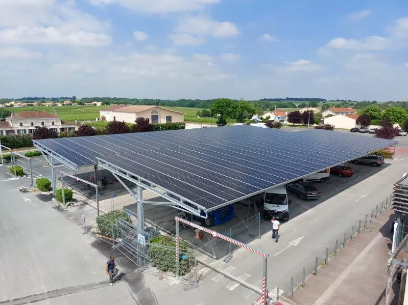 Super U St Ciers sur gironde 211,2 kWc autoconso